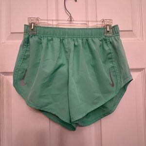 Nike Dri-Fit Women's Mint Green Running Shorts